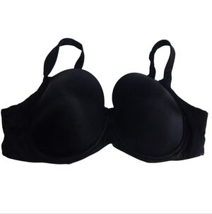 Victoria's Secret Bra Women's 34C Uplift Semi Demi Black Underwire T-Shirt